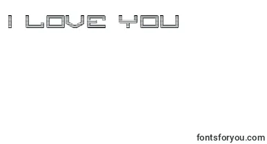 Legionchrome font – I Love You Fonts